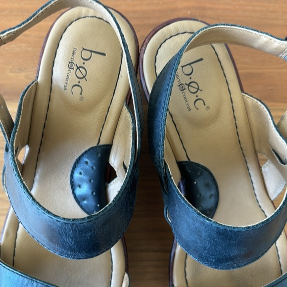 Leather sandal wedges - Picture 5 of 5